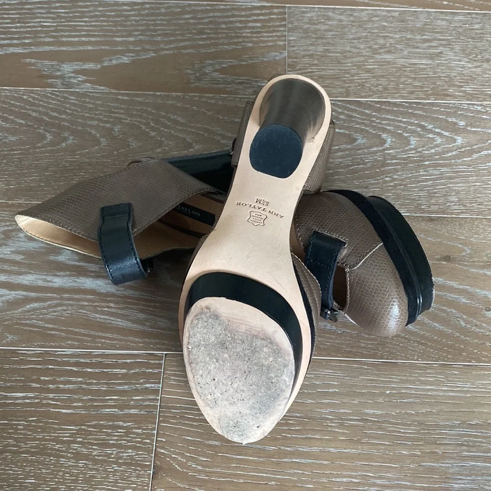 Ann Taylor Platform Buckle Pump | 8.5